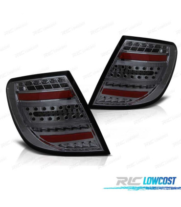 FEUX ARRIÈRE MERCEDES CLASSE C W204 KOMBI 07-10 LED FUMÉ
