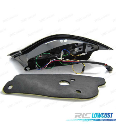 FEUX ARRIÈRE POUR PORSCHE BOXSTER CAYMAN 987 09-12 LED BAR DYNAMIQUE NOIR FUMÉ
