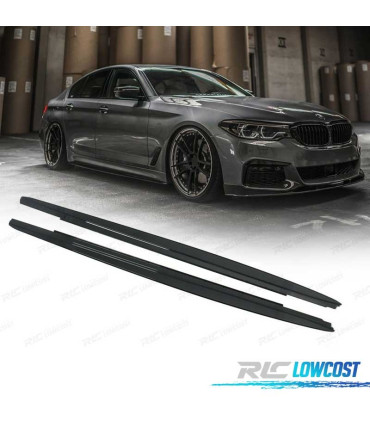 BAS DE CAISSE BMW G30 G31 17- LOOK M PERFORMANCE NOIR BRILLANT