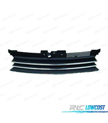 CALANDRE VOLKSWAGEN GOLF IV LOGO 4 97-03 NOIR CHROMÉ