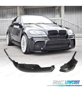 SPLITTERS PARE-CHOCS FRONTAL BMW X6 E71 LOOK M PERFORMANCE