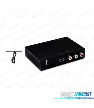 BOÎTIER TNT AVEC TÉLECOMMANDE ET ANTENNE