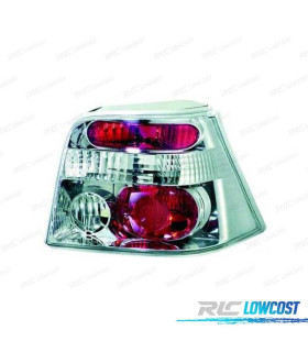 FEUX ARRIÈRE VOLKSWAGEN VW GOLF 4 97-04 CHROMÉ HALOGENE