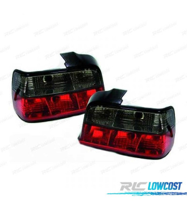 FEUX ARRIÈRE BMW E36 91-99 ROUGE FUMÉ