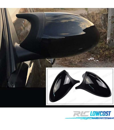 COQUES RÉTROVISEURS BMW LOOK M3 E90 E92 E82 E88 E91 E93 NOIR BRILLANT