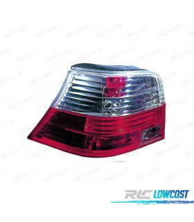 FEUX ARRIÈRE VOLKSWAGEN VW GOLF 4 97-03 ROUGE CHROME