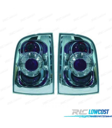 FEUX ARRIÈRE SKODA OCTAVIA KOMBI 01-10 CHROMÉ