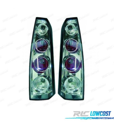 FEUX ARRIÈRE OPEL MERIVA 03-10 FOND CHROMÉ