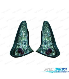 FEUX ARRIÈRE CITROEN C4 04-09 FOND CHROMÉ