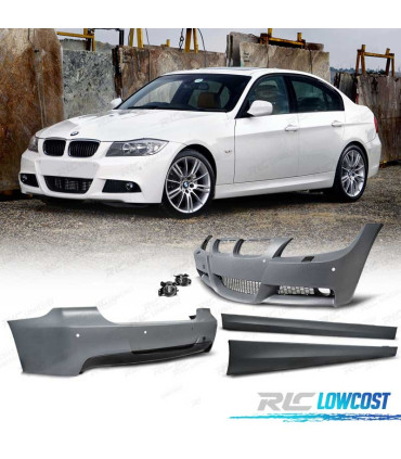 KIT CARROSSERIE BMW E90 LOOK M 08-12 PDC ET LAVE PHARES
