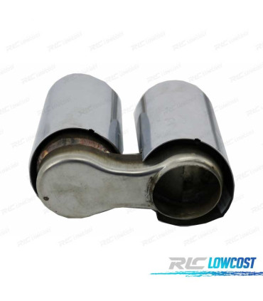 KIT EMBOUTS D'ÉCHAPPEMENT BMW F30 F31 LOOK M3 DOUBLE SORTIES DES DEUX CÔTÉS