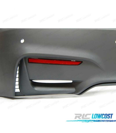 PARE-CHOCS ARRIÈRE BMW F30 LOOK M3 PDC + EMBOUTS D´ÉCHAPPEMENT