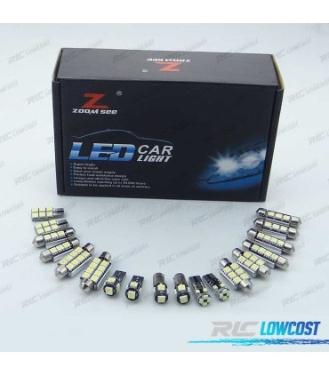 KIT 20 AMPOULES LED INTÉRIEUR POUR BMW SÉRIE 3 E46 M3 318i 318ti 323i 323is 325i 325xi 328i 99-05