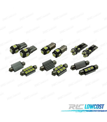 KIT 10 AMPOULES LED INTÉRIEUR POUR VOLKSWAGEN VW SCIROCCOR 3R 09-17