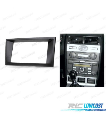 FACADE AUTORADIO 2 DIN NOIR POUR FORD MONDEO