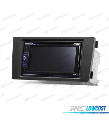 FACADE AUTORADIO 2 DIN NOIR POUR AUDI A6 ET ALLROAD