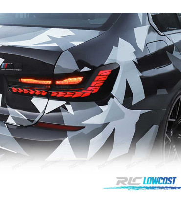 FEUX ARRIÈRE OLED DYNAMIQUES BMW G20 19-21 NOIR