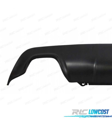 DIFFUSEUR BMW E60 E61 LOOK M DOUBLE SORTIE OO---OO