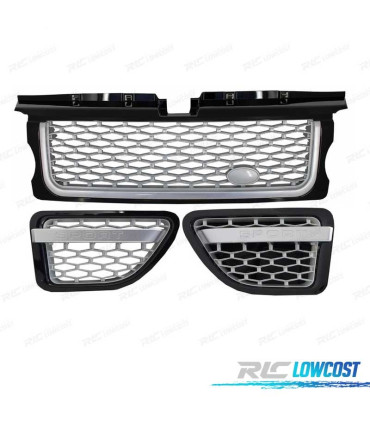 CALANDRE RANGE ROVER SPORT 05-09 LOOK AUTOBIOGRAPHY GRIS