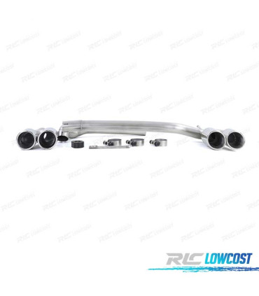 KIT SYSTÈME D'ÉCHAPPEMENT + EMBOUTS BMW F10 F11 F12 F13 10-18 LOOK M PERFORMANCE DOUBLE