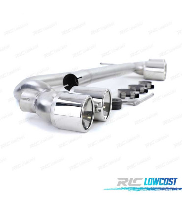 KIT SYSTÈME D'ÉCHAPPEMENT + EMBOUTS BMW F10 F11 F12 F13 10-18 LOOK M PERFORMANCE DOUBLE