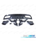 DIFFUSEUR MERCEDES CLASSE C W205 BERLINE 14-18 LOOK AMG C63 NOIR MAT + SORTIES D'ÉCHAPPEMENT