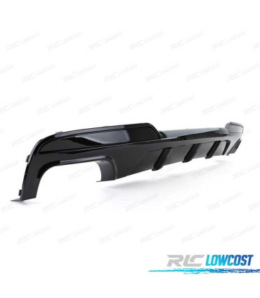 DIFFUSEUR ARRIÈRE BMW F10 F11 10-17 LOOK M PERFORMANCE NOIR BRILLANT + EMBOUTS NOIR