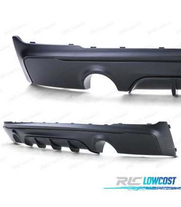 DIFFUSEUR ARRIÈRE BMW F22 F23 LOOK M PERFORMANCE NOIR MAT