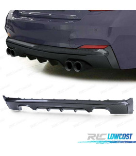 DIFFUSEUR BMW F22 F23 13- CARBONE LOOK M PERFORMANCE DOUBLE SORTIE