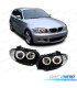PHARES BMW E81 E87 E82 E88 04-11 ANGEL EYES FOND NOIR