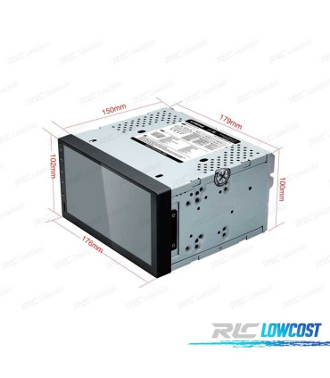 AUTORADIO GPS ÉCRAN TACTILE UNIVERSEL 2 DIN 7" OCTA CORE