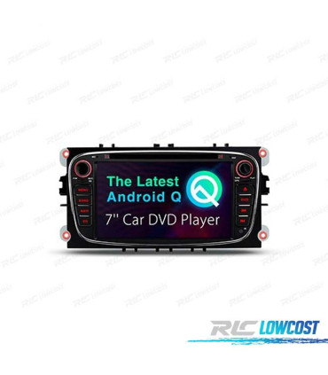 AUTORADIO ANDROID 11 GPS ECRAN TACTILE 7" POUR FORD NOIR