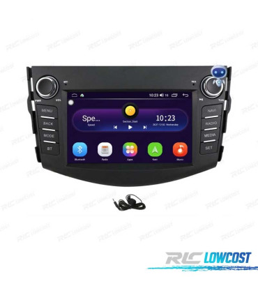 AUTORADIO GPS ANDROID 10 POUR TOYOTA RAV4 06-12 7"