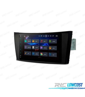 AUTORADIO GPS ANDROID 12 POUR MERCEDES W211 W219 CLS TACTIL 8" TACTILE