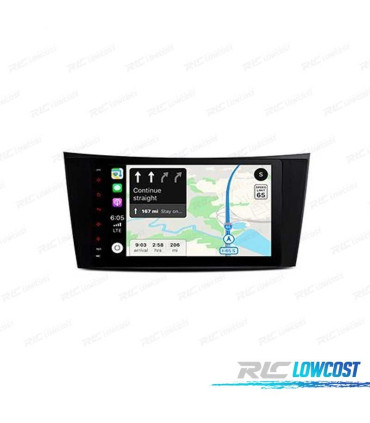 AUTORADIO GPS ANDROID 12 POUR MERCEDES W211 W219 CLS TACTIL 8" TACTILE