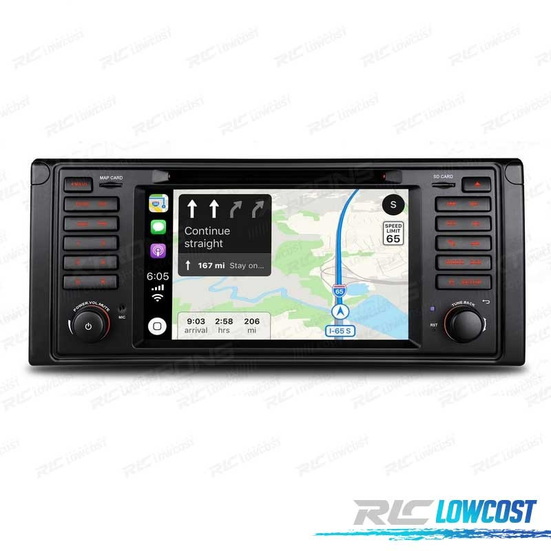 AUTORADIO GPS ANDROID 12 TACTILE 7 POUR BMW E39 E38