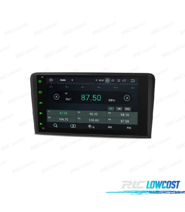 RADIO GPS ANDROID 12 6GB AUDI A3 S3 RS3 03-12