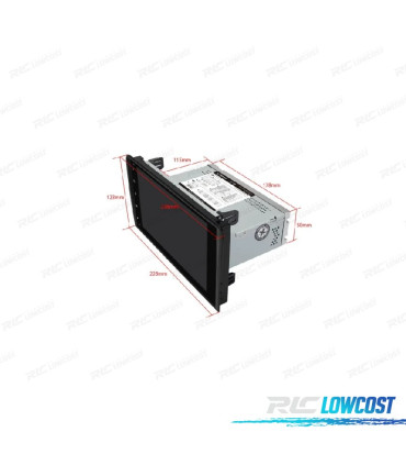 RADIO GPS ANDROID 12 6GB AUDI A3 S3 RS3 03-12
