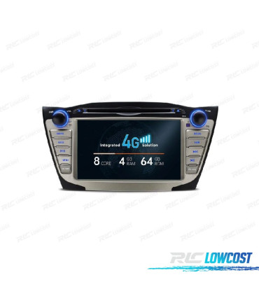 AUTORADIO GPS ANDROID 12 POUR HYUNDAI IX35 TUCSON 09-15