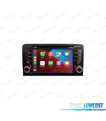AUTORADIO GPS ANDROID 12 POUR AUDI A3 S3 RS3 03-12
