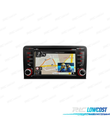 AUTORADIO GPS ANDROID 12 POUR AUDI A3 S3 RS3 03-12