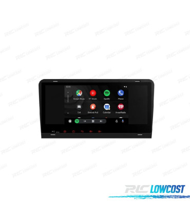 RADIO GPS ANDROID 12 4GB AUDI A3 S3 RS3 03-12