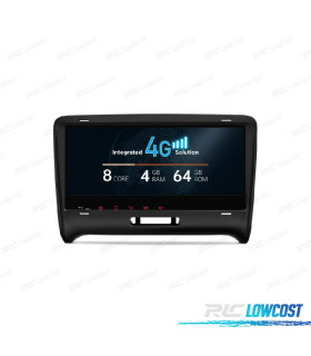 AUTORADIO GPS ANDROID 11 POUR AUDI TT MK2 06-12