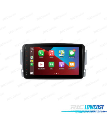AUTORADIO GPS ANDROID 13 POUR MERCEDES W168 C W203 CLK W209 G W463 VITO VIANO W639