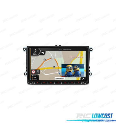 AUTORADIO GPS ANDROID 12 VOLKSWAGEN VW POUR SEAT SKODA