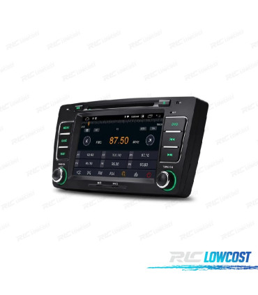 AUTORADIO GPS ANDROID 12 POUR SKODA OCTAVIA YETI 08-14