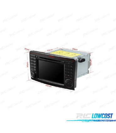AUTORADIO GPS ANDROID 12 MERCEDES ML W164 GL X164 05-12
