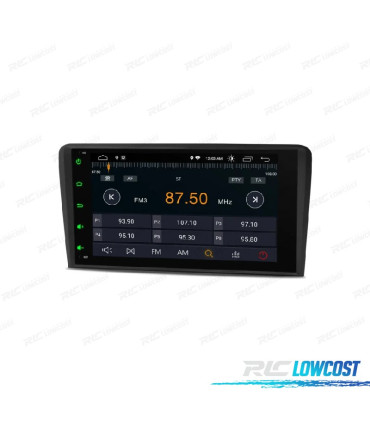 AUTORADIO GPS ANDROID 12 POUR AUDI A3 S3 RS3 03-12