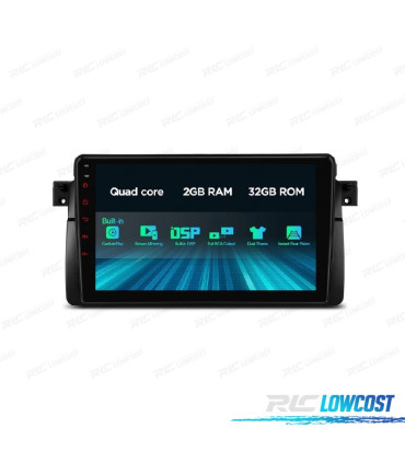 AUTORADIO GPS ANDROID 10 BMW E46 MG ZT ROVER 75
