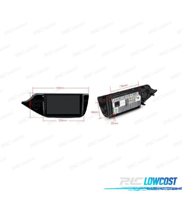 AUTORADIO GPS ANDROID 10 POUR KIA CEED 12-16